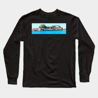 A View of Corfu Town, Greece Long Sleeve T-Shirt